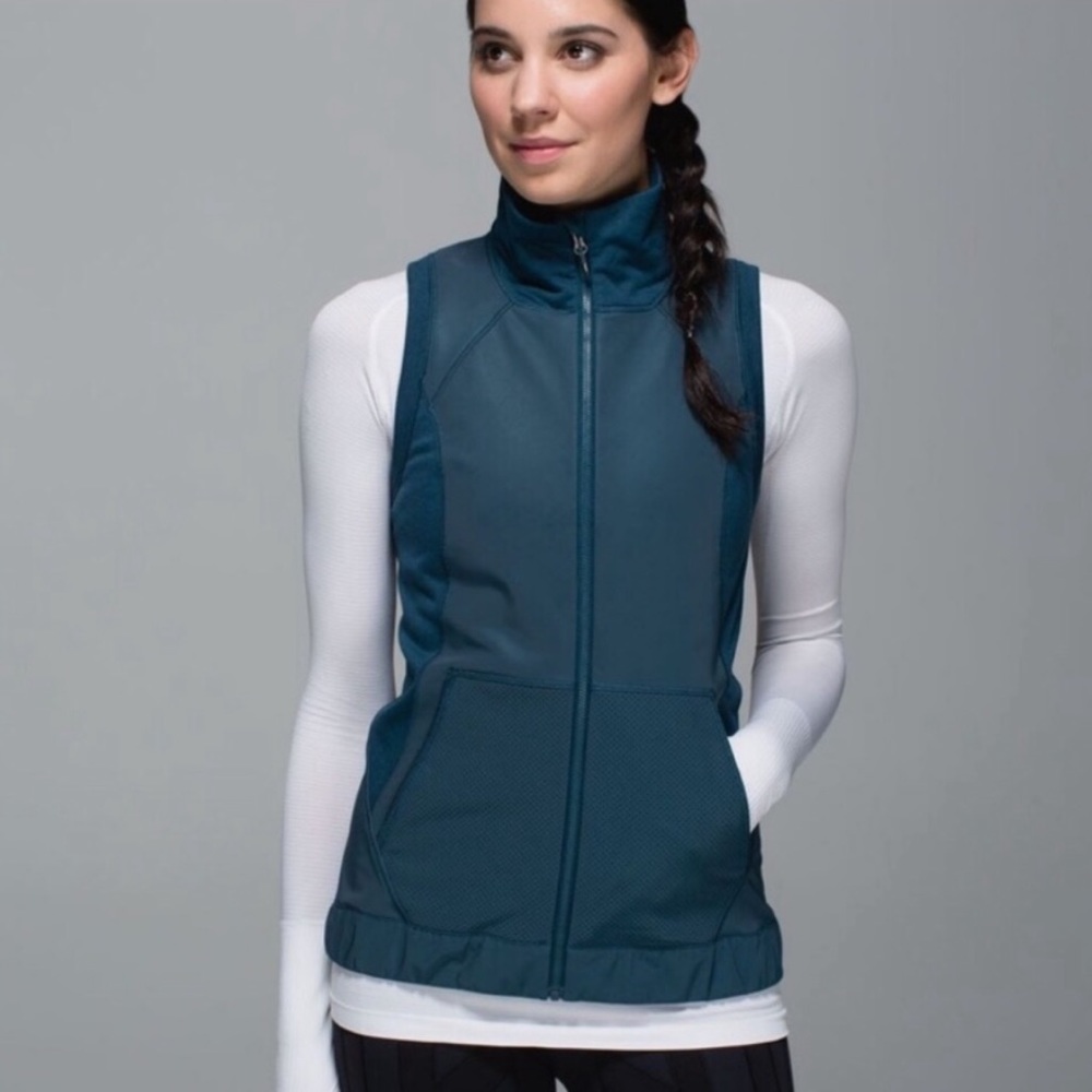 Lululemon Athletica Vest Let’s Get Visible Blue